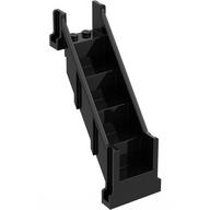 Lego schody 4x7x9, černá (4784 BLACK)
